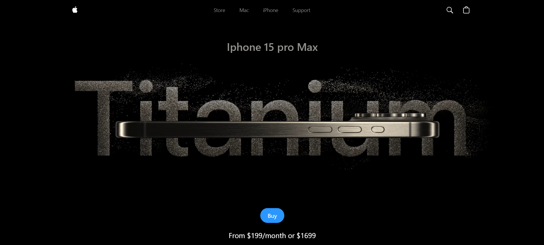 Apple Website clone